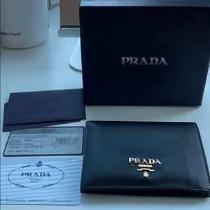 Authentic Prada bifold wallet